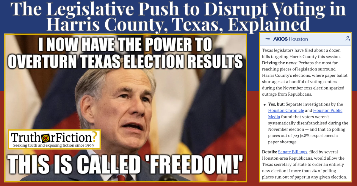 Can the Texas Governor Now Overturn Election Results?