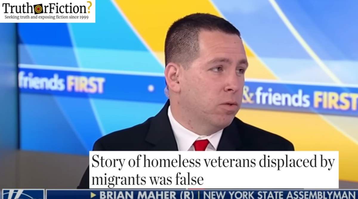 Anti-Immigrant Claims Involving Homeless ‘Veterans’ Fall Apart