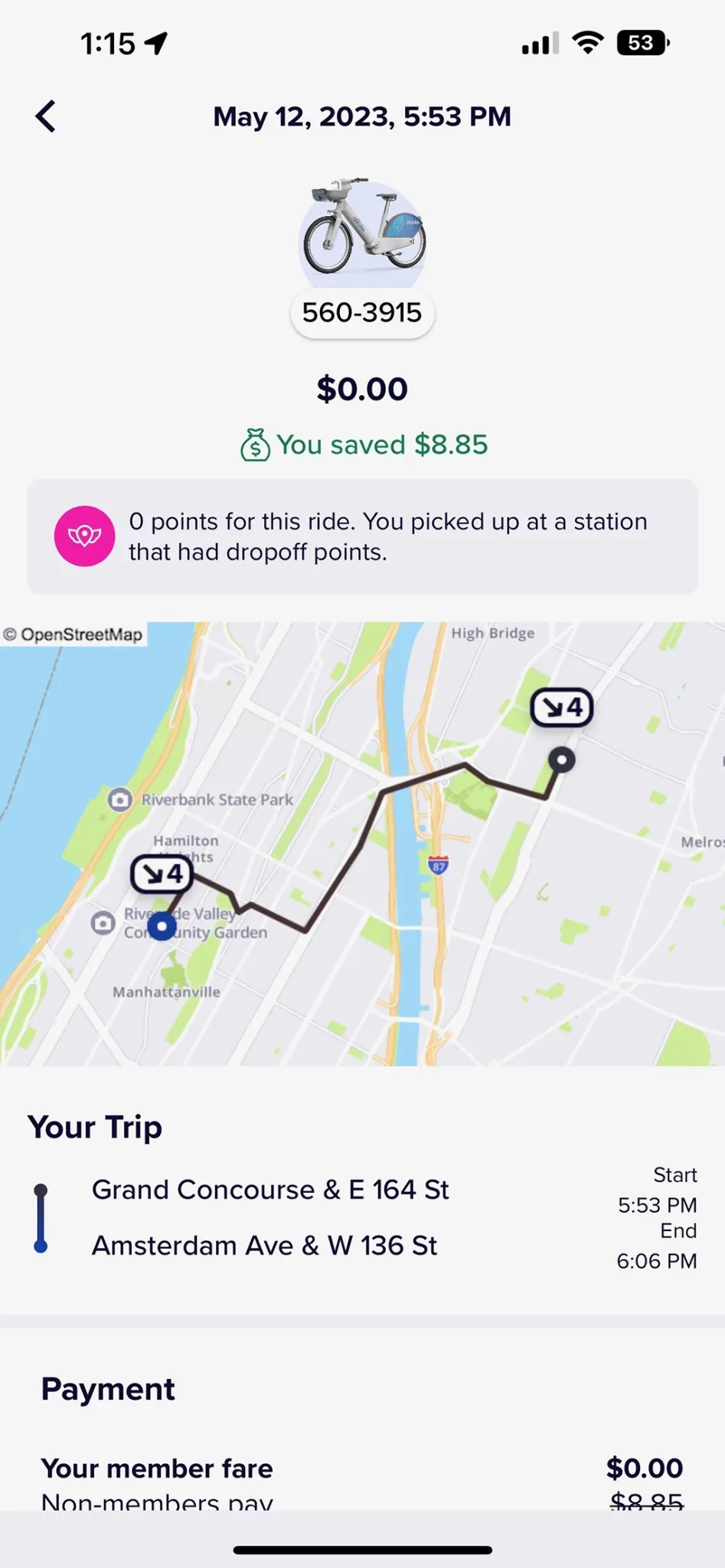 citi bike karen receipt teen