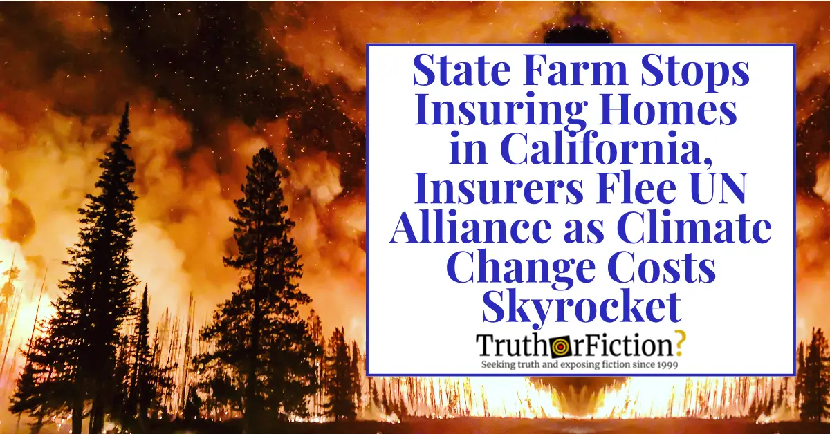 State Farm No Longer Insuring California Homes, Insurance Industry in Climate Crisis