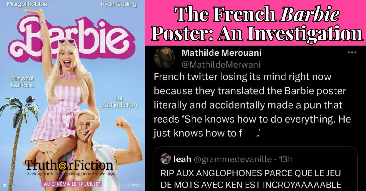 The French ‘Barbie’ Poster