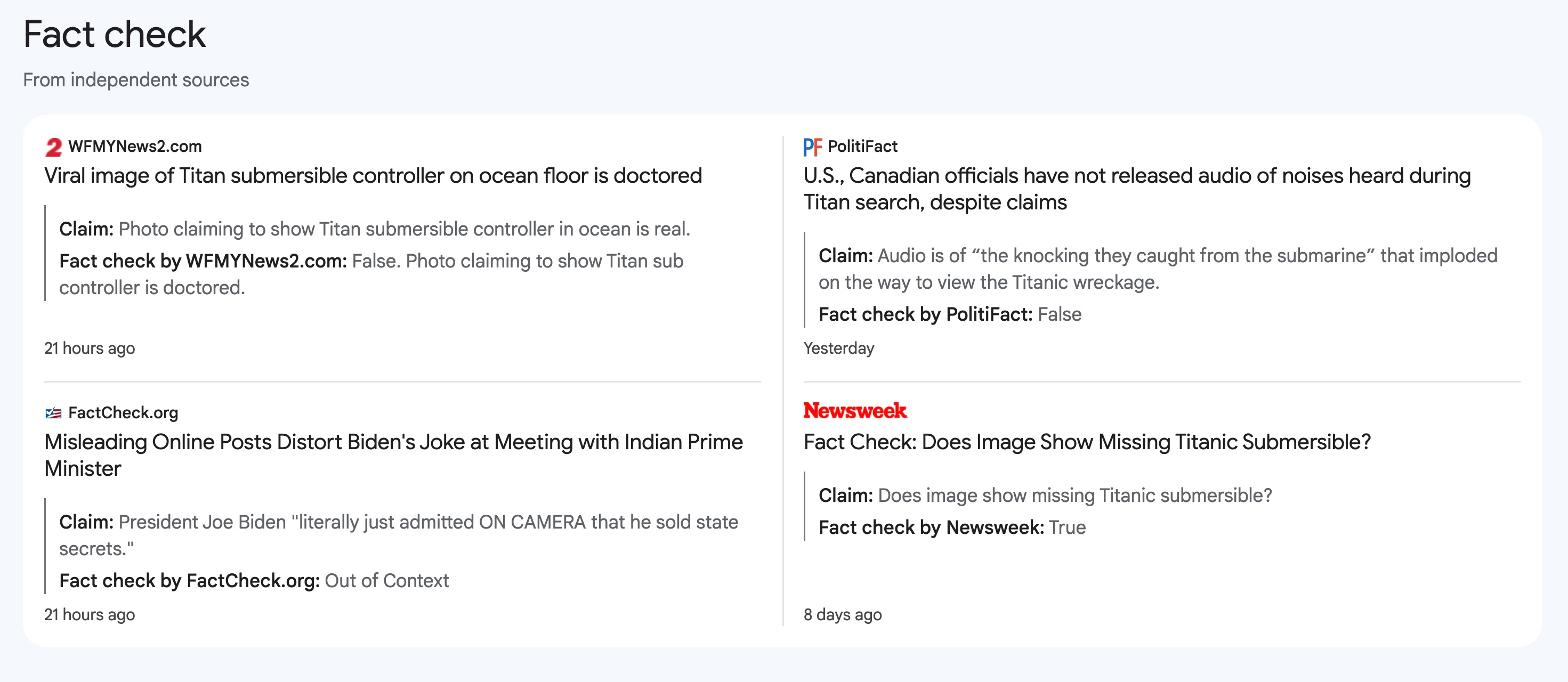 google news fact check disinformation