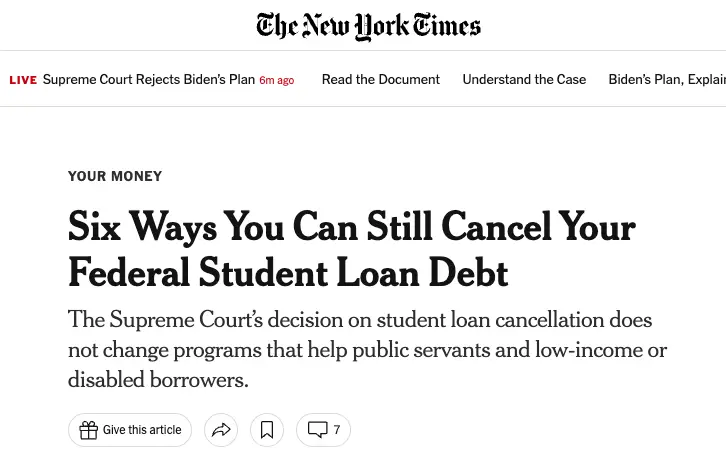 nyt six ways cancel student loans death 1