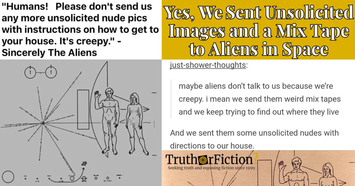 ‘Please Don’t Send Us Unsolicited Nude Pics… Sincerely the Aliens’ Meme