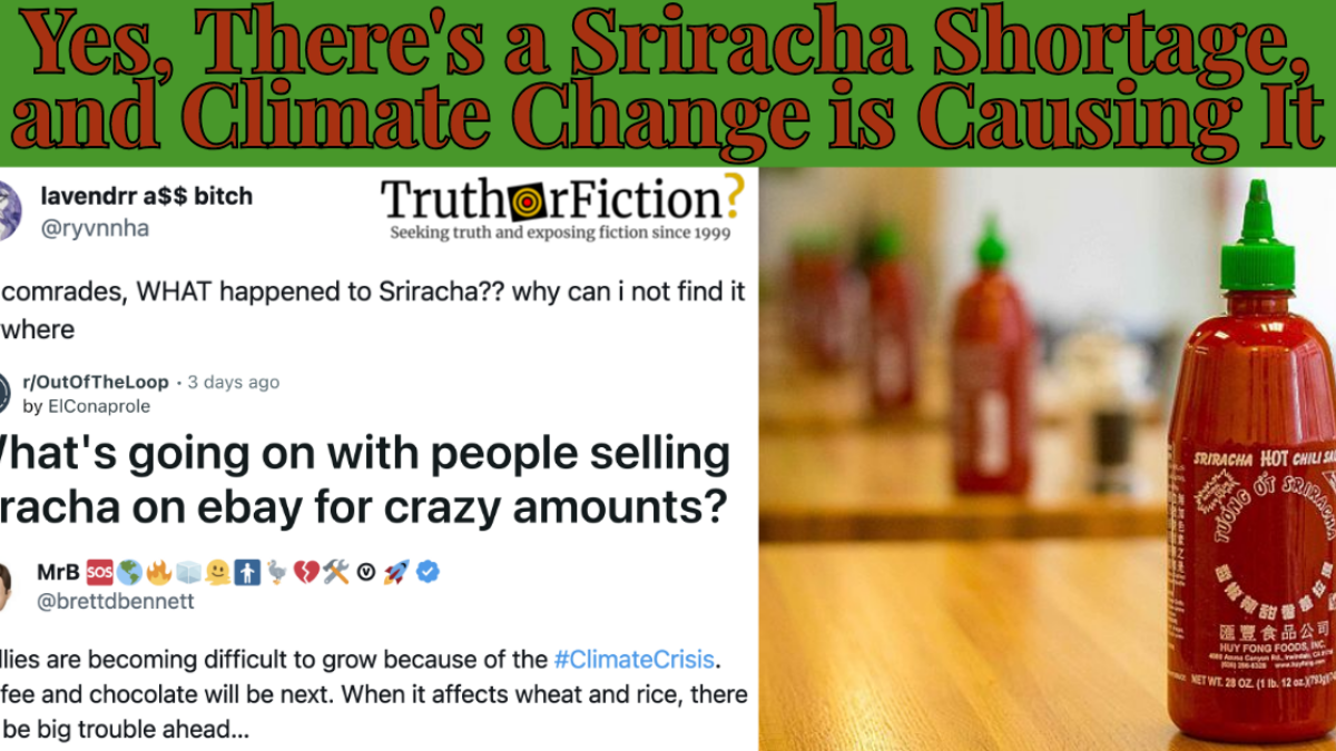 Sriracha sauce shortage causes prices to spike up to $70 a bottle