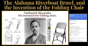 Nathaniel Alexander, Folding Chair Inventor? – Truth or Fiction?