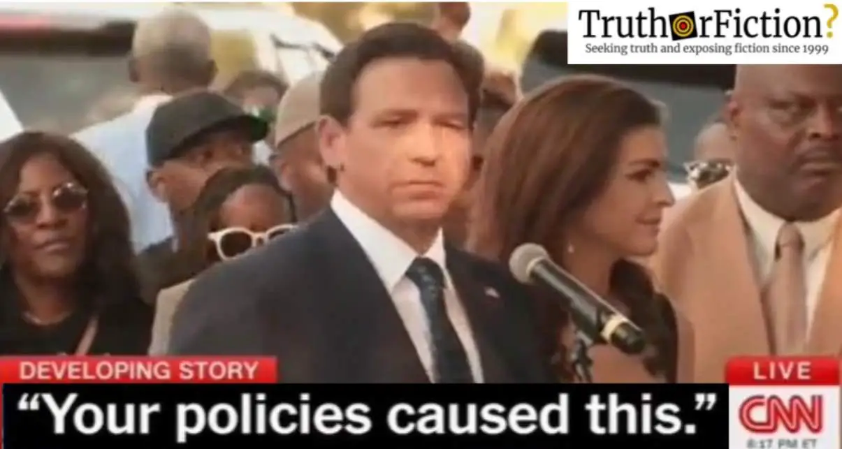 ‘Your Policies Caused This’: DeSantis Heckled Trying to Appeal to Black Floridians